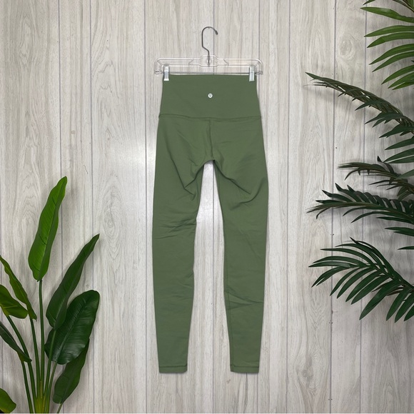 Lululemon Wunder Under Full Length Pant (Hi-Rise) in Desert Olive size 6 - Picture 3 of 11